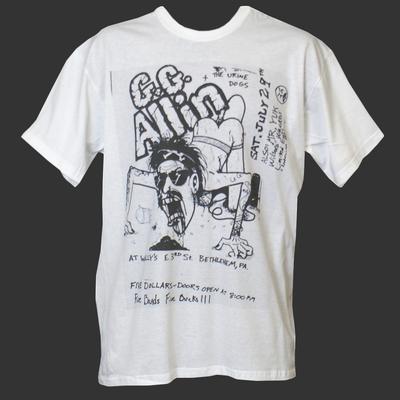 GG ALLIN HARDCORE METAL PUNK ROCK T-SHIRT Unisex S-3XL