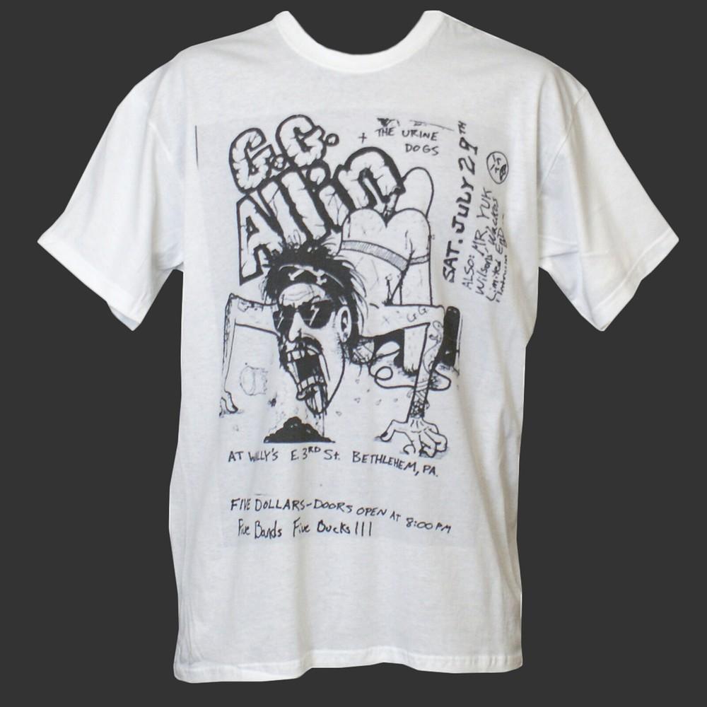 

GG ALLIN ХАРДКОР МЕТАЛ ПАНК РОК ФУТБОЛКА унисекс S-3XL XL