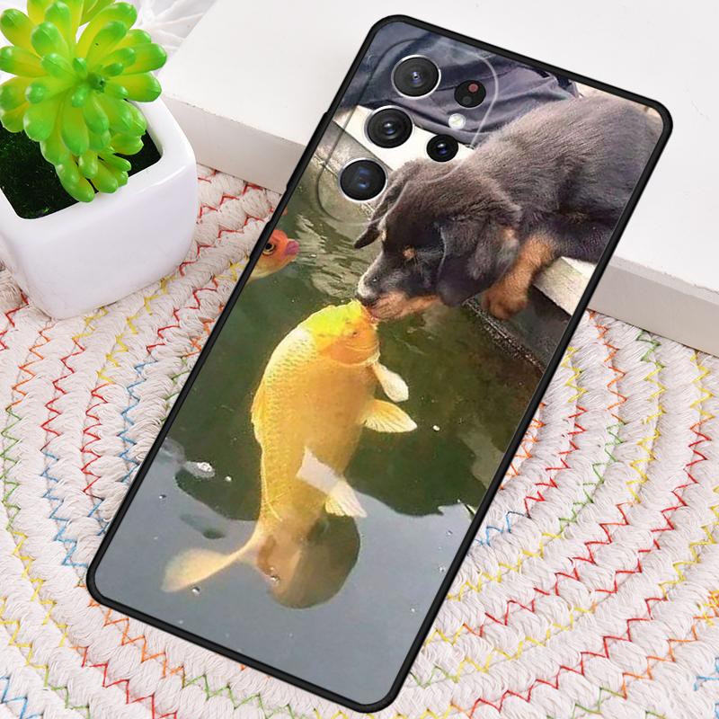Cool Rottweiler Dog Soft TPU Phone Case for Samsung Galaxy note 10 pro S26 Ultra S23 S24 FE S25 S21 S22 PLUS shockproof Cove