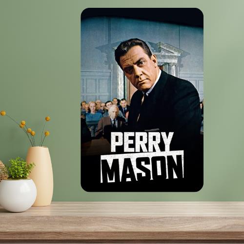 

Perry Mason Classic TV Show Metal Poster Sign 20x30cm（7.8x11.8inch）