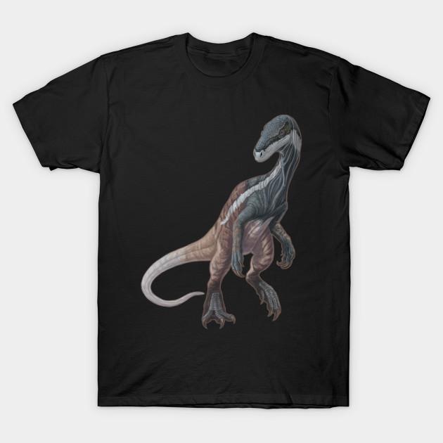

Men Black Print T-shirt Eodromaeus Murphi No-Cut Transfer Paper Print Cotton Tshirt 3XL чорний