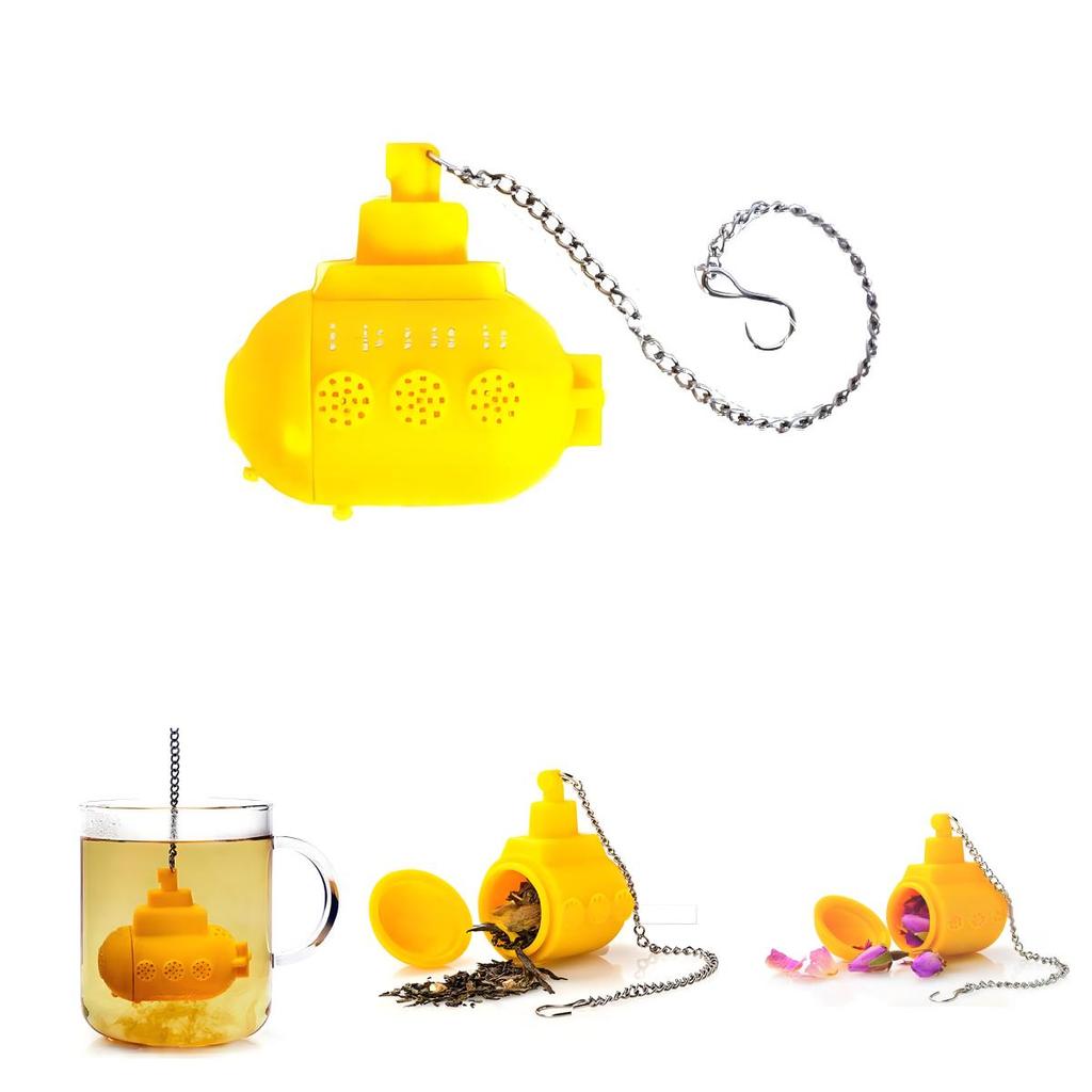Silicone Submarine Tea Bag Holder With Easy Use For Kitchen And Tea Brewing