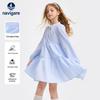 Navigare Girls' Long Sleeve Ruffle Princess Dress