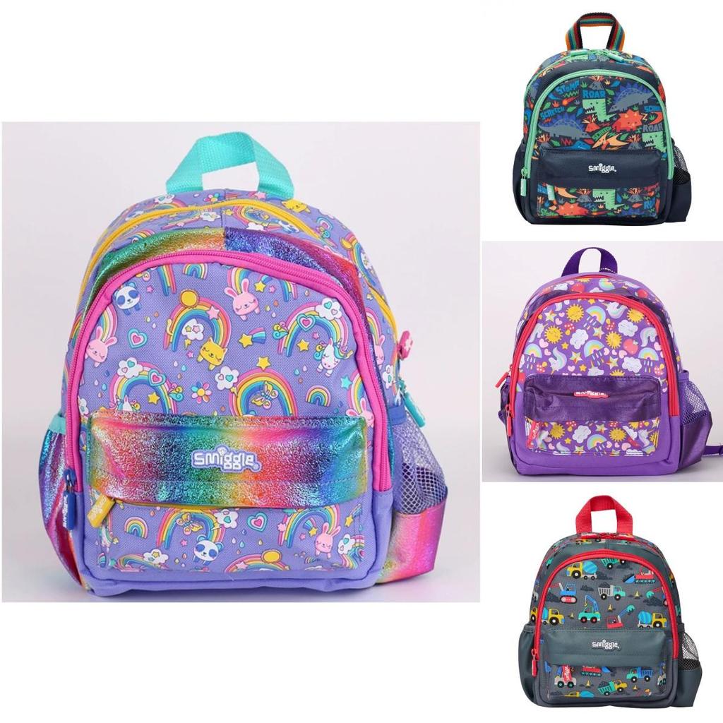Zaino Smiggle per Bambini Animali per Bambini e Bambine della Scuola dell'Infanzia con Design in Tela Resistente Personaggi Speciali Inclusi
