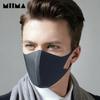 MIIMAMASK Shape Memory Fashion Bone Mask Light Charcoal