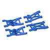 RC Front and Rear Lower Suspension Arm Set Aluminum Alloy RC Swing Arm Set for LOSI 1 10 22S 2WD RC Cars Blue