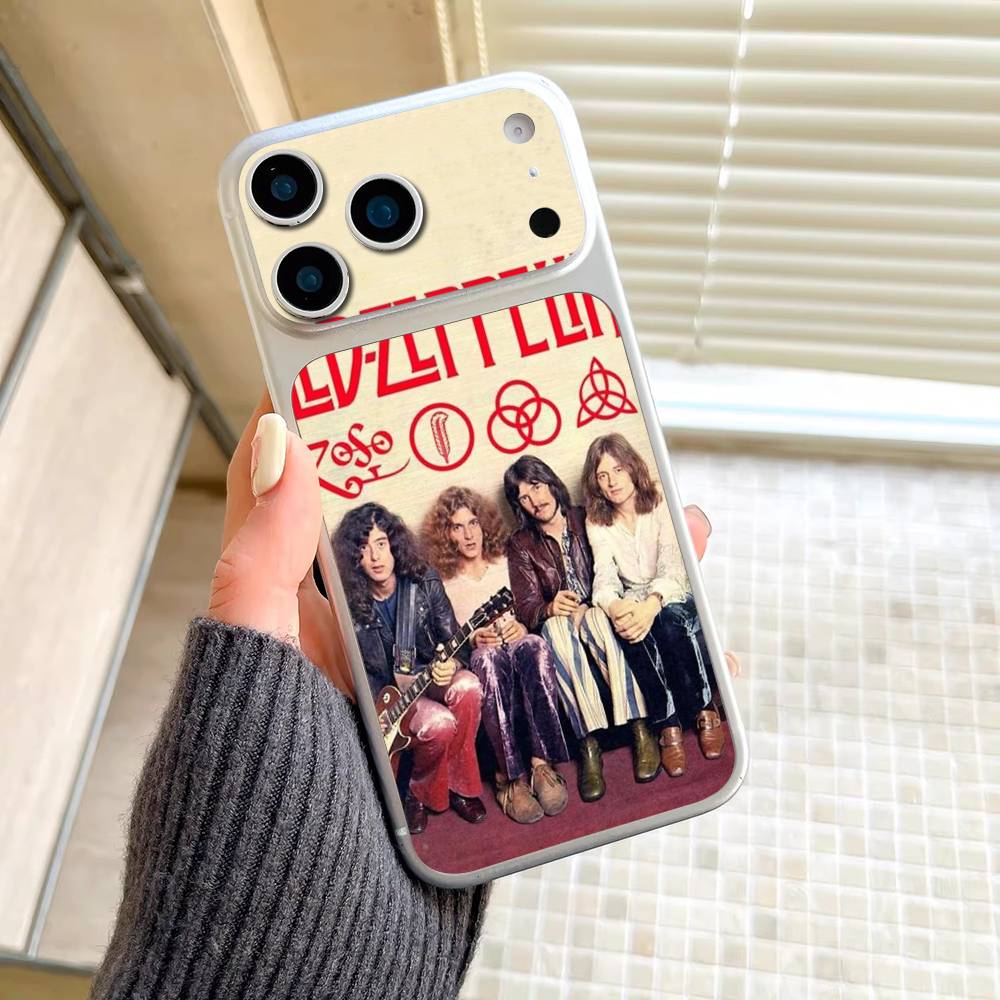 Rock Band L-Led Zeppelin Wrap Sticker For IPhone17 Pro/17pro Max Phone Decal Skin Rear Protector Case Film Full Cover