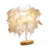Table Lamp Light Luxury Bedside Lamp Night Light for Bedroom Living Room Party Wedding Decoration