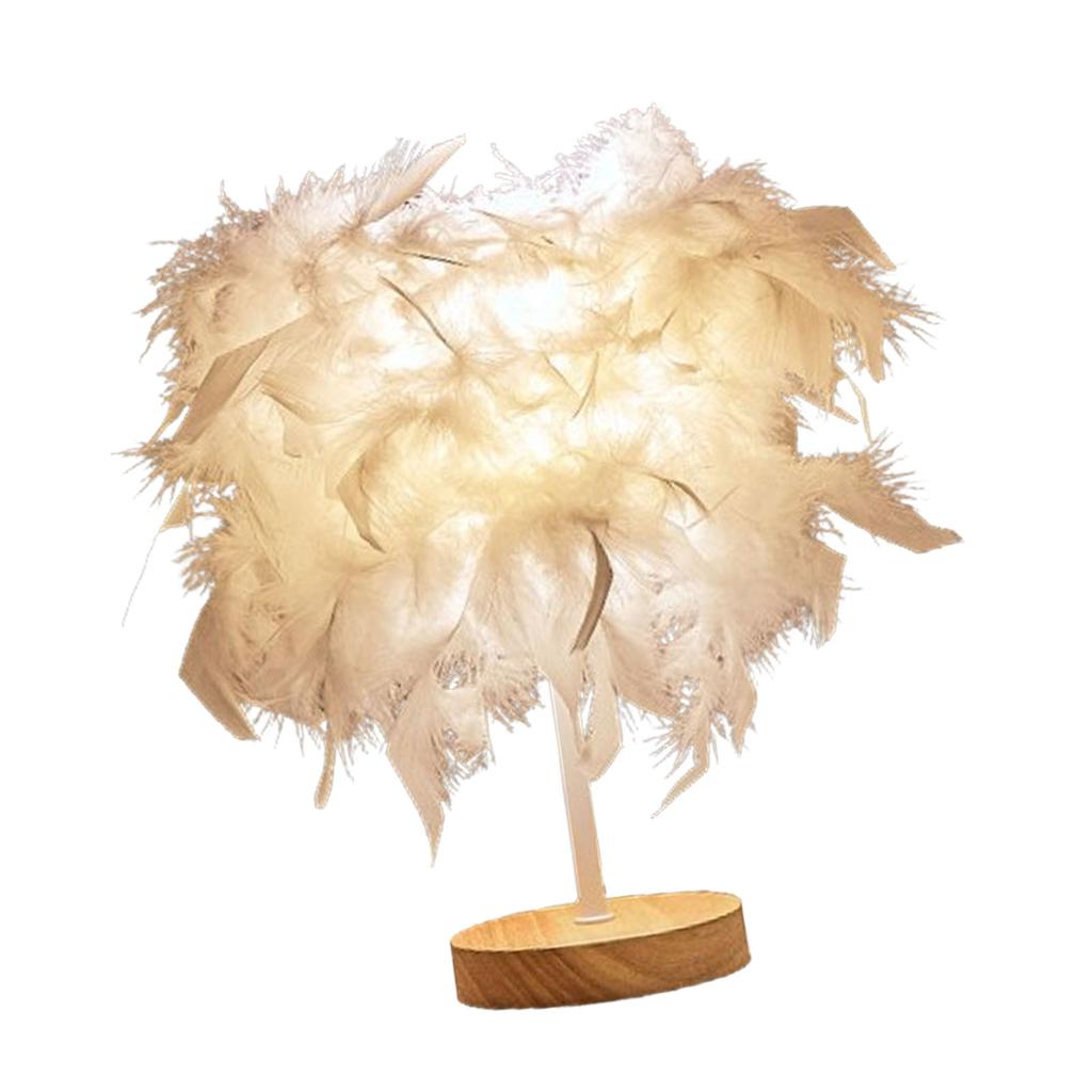 Table Lamp Light Luxury Bedside Lamp Night Light for Bedroom Living Room Party Wedding Decoration