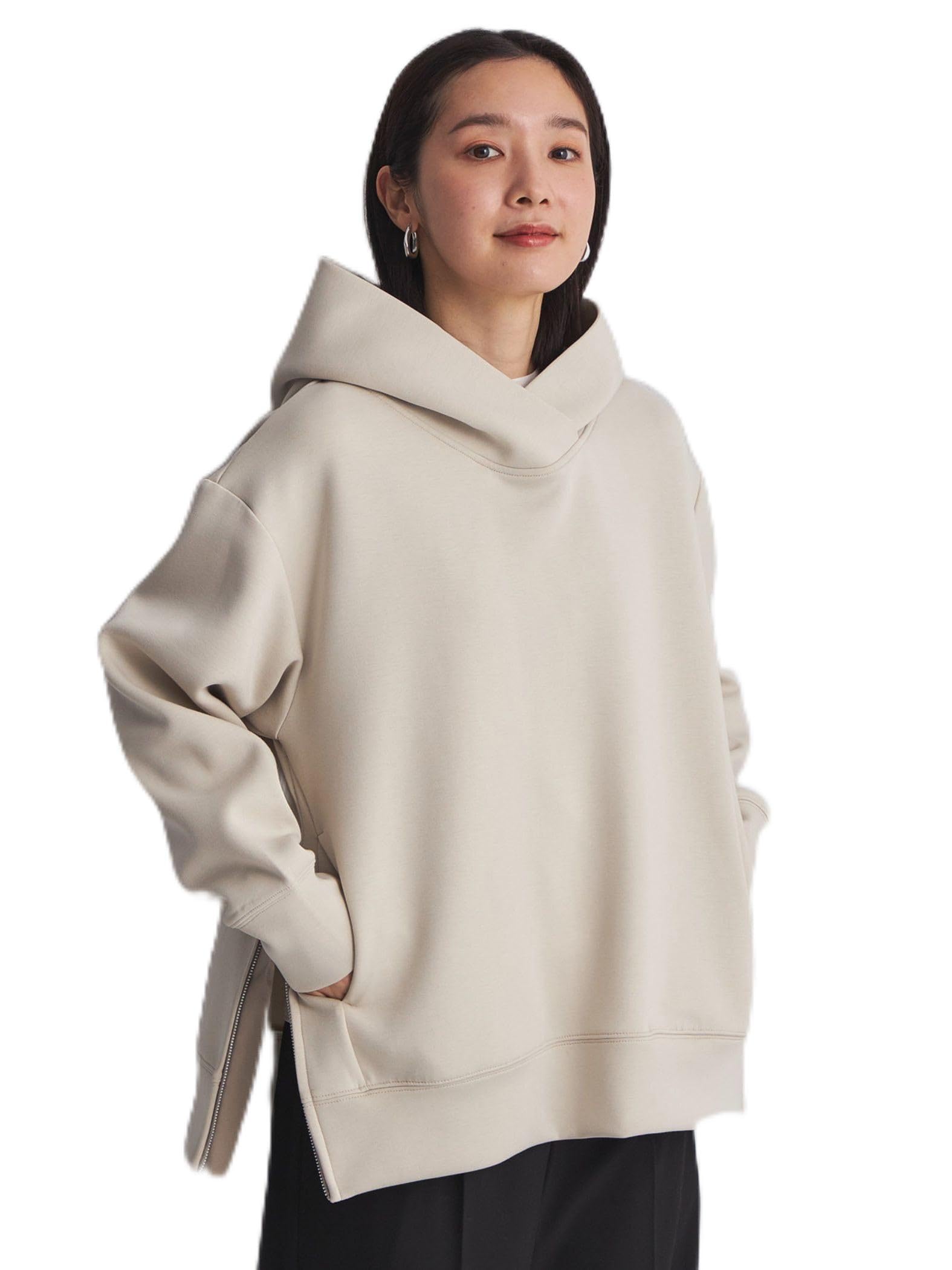

[United Arrows Green Label Relaxing] at ease Cardboard Hoodie 36126992506 2300 BEIGE (23) FREE