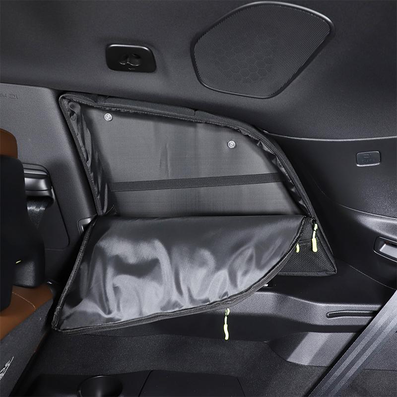 For Volvo XC60 XC90 V90 2015-2025 Car Trunk Side Window Storage Bag Multi-Pocket Tool Cargo Organizer Bag Car Accessories