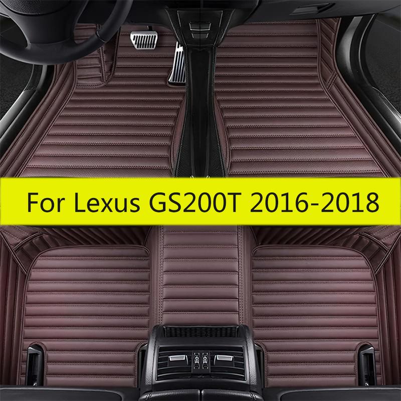 Car Floor Mats For Lexus GS200T 2016 2017 2018 Auto Interiors Accessories  Front And Rear Side Carpets Foot Pads Rugs