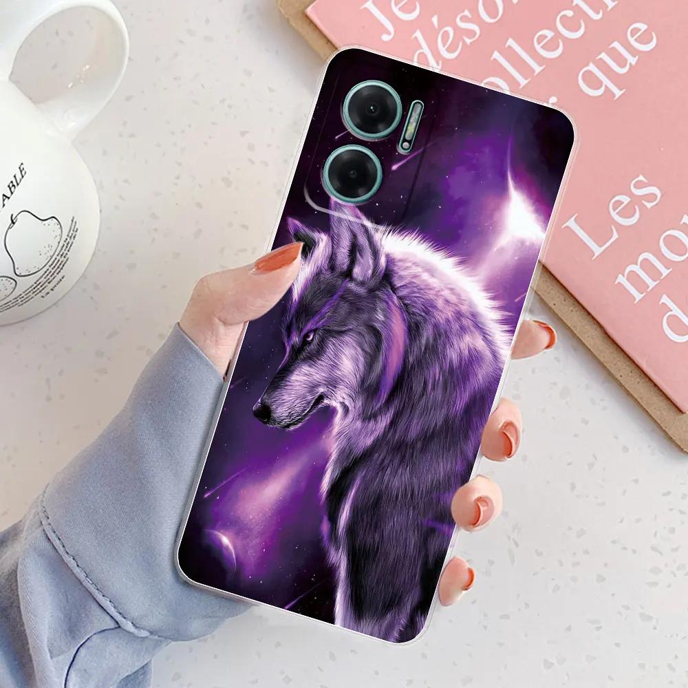 For Redmi 10 5G Case 2022 New Transparent Fashion Girls Soft Phone Cases for Xiaomi Redmi 10 5G Silicon Back Cover TPU Bumper