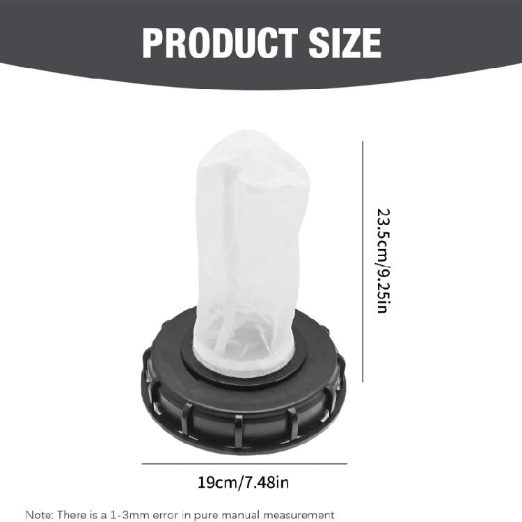 Efficient Tanks Fittings Home Water Tanks Lid Easy Installation IBC Accessories IBC Tanks Fittings with Nylon Strainer