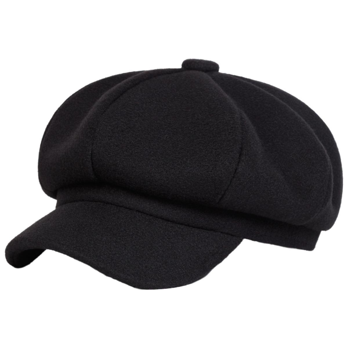

Women s Beret, Newsboy Cap, French Wool Hat, Octagonal Hat