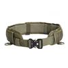 Outdoor Hunting Belt Nylon Waist Belt,Spec: Belt + Corset Army Green
