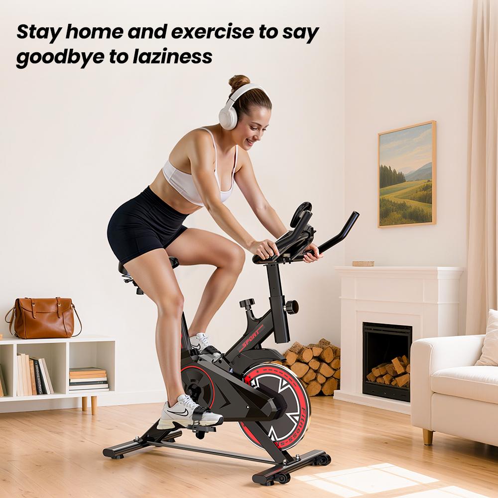 Formill QK101 Domácí rotoped - Magnetický tichý fitness rotoped s LCD monitorem, 5úrovňově nastavitelným sedlem a řídítky