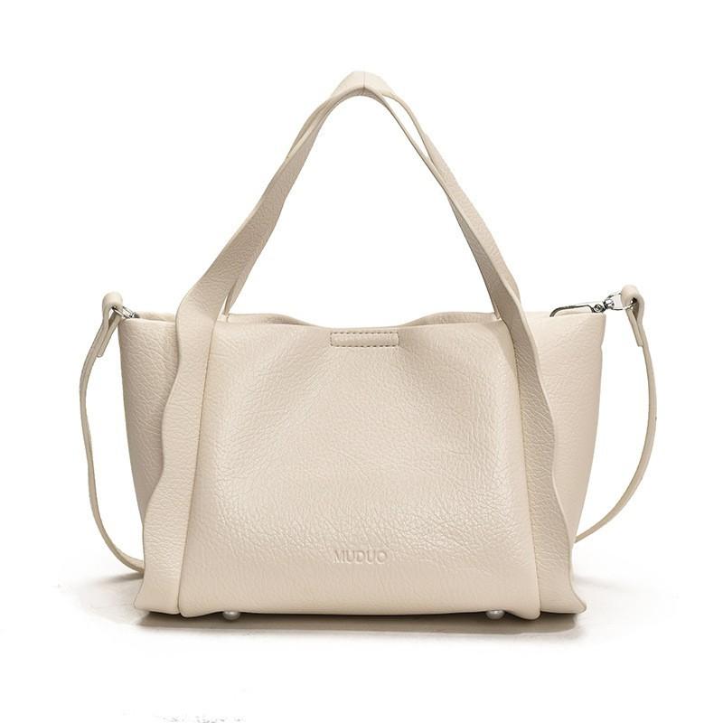 

Niche High-end Vegetable Basket Bag Feminine Temperament All-match Handbag Korean Style Light Luxury Commuting One-shoulder Cross-body белый