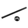 4PCS Radiator Pipe Covers and Sleeves for 15mm Pipes with PVC Black Plastic Design for Home Aesthetic Enhancement