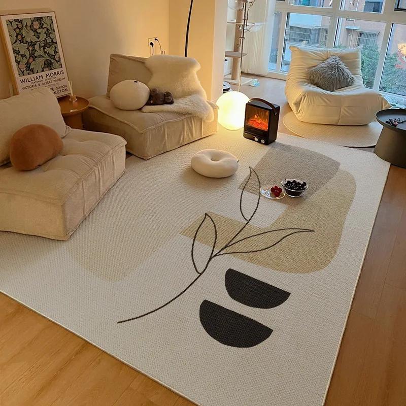 

Modern simple living room fully covered carpet sofa tea table wear-resistant anti-slip easy care imitation cashmere carpet 40X60CM