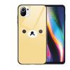 TOPLBPCS Cute Rilakkuma Tempered Glass Phone Shell Case For Xiaomi Redmi 11 Lite Pro Ultra 10T 10 9 8 Cc Se Cover Silicone Cases