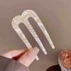 Elegant Acetate Filigree Hair Stick Buyao for Girls Ancient Chinese Hairpin Traditional Hanbiuk Decorative Cosplay