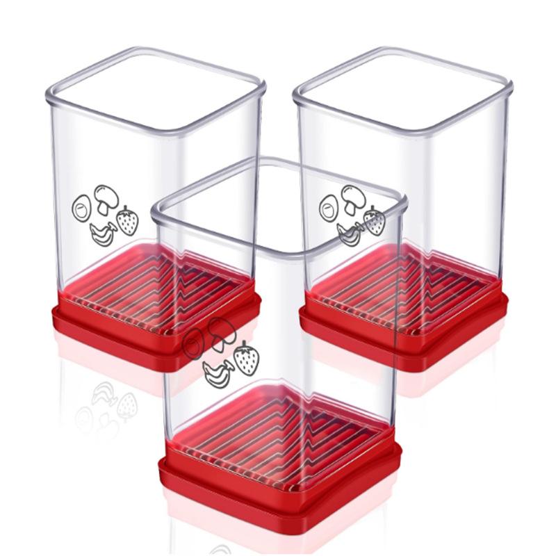 Multifunctional Speed Slicer: Rapid Fruit & Vegetable Cutter with Pusher for Home Use