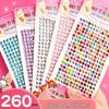 Children's Handmade Heart Crystal Diamond Stickers - DIY Toy for Girls