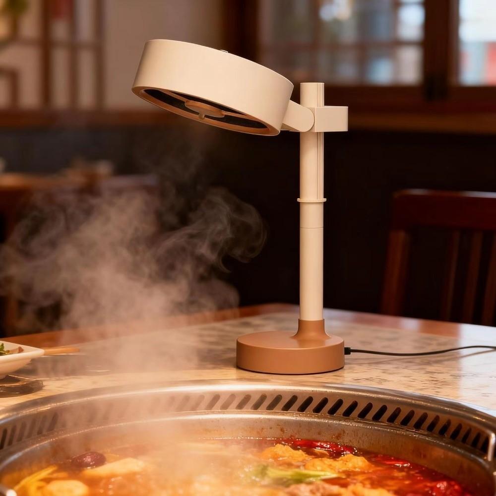 Adjustable Angles Desktop Range Hood Space-Saving Cooking Fume Extractor  Household Use