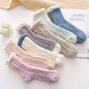Coral Fleece Socks Women's Autumn and Winter Thickened Twist Half Fleece Socks Adult Home Floor Confinement Plush Sleep Socks