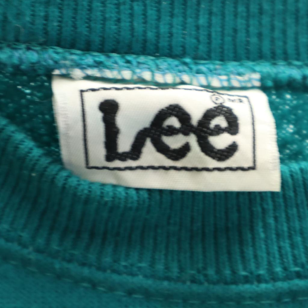 Lee 90s Old Long Sleeve Trainer Green System Men's Used
