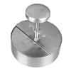 5.5in Stainless Steel Hamburger Patty Maker Adjustable Thickness 0.2‑0.89 Pounds Dishwasher Safe Adjustable Burger