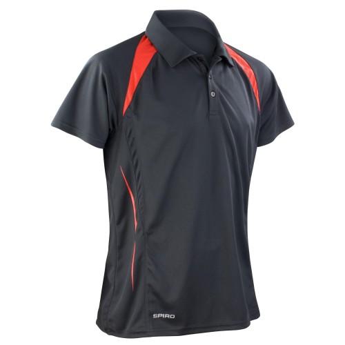

Spiro Mens Team Spirit Polo Shirt червоний/чорний