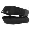Great LOUIS VUITTON Sandals Black Leather Women 36.5 Used