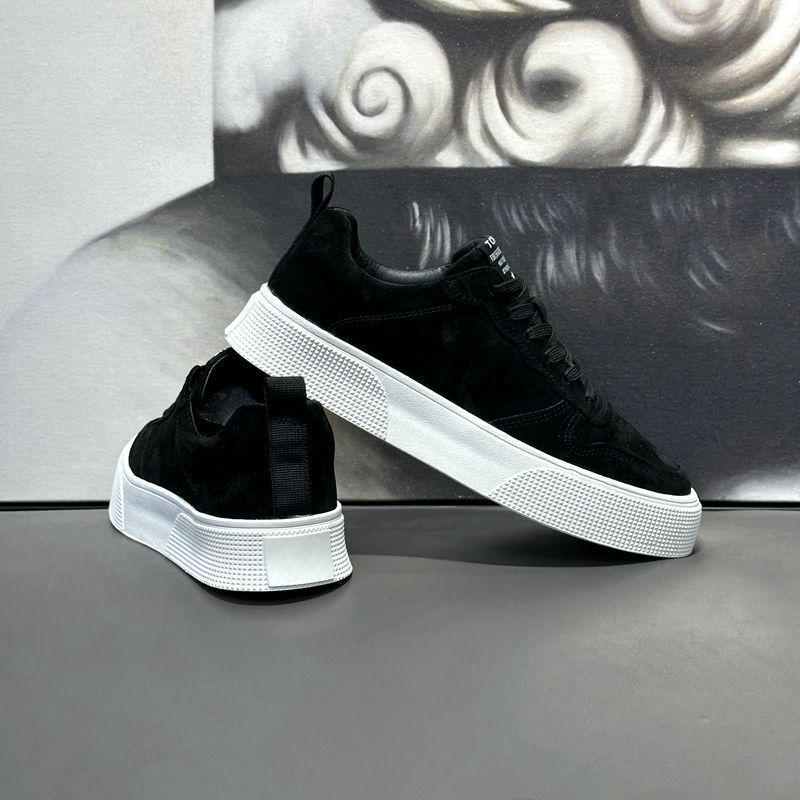 Men's Breathable Canvas Shoes, Soft Sole, Comfortable, Fashionable, Plus Size, Spring/Autumn, Available in Coffee, Green, and Black