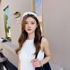 Sunscreen vinyl shell hat women's UV protection sun hat summer empty top face small sun hat beach hat