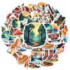 35-100pcs Nordic Charming Stickers Scrapbooking Stickers Aesthetic Retro Graffiti Waterproof Stickers For Planner Diary Decor