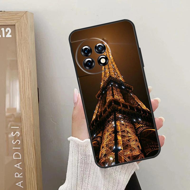 Paris Eiffel Tower France Case For OnePlus Nord 5 CE 2 3 4 Lite N20 N30 OnePlus 15 R 13R 12R 10R 13T 10T 11 12 13 Cover