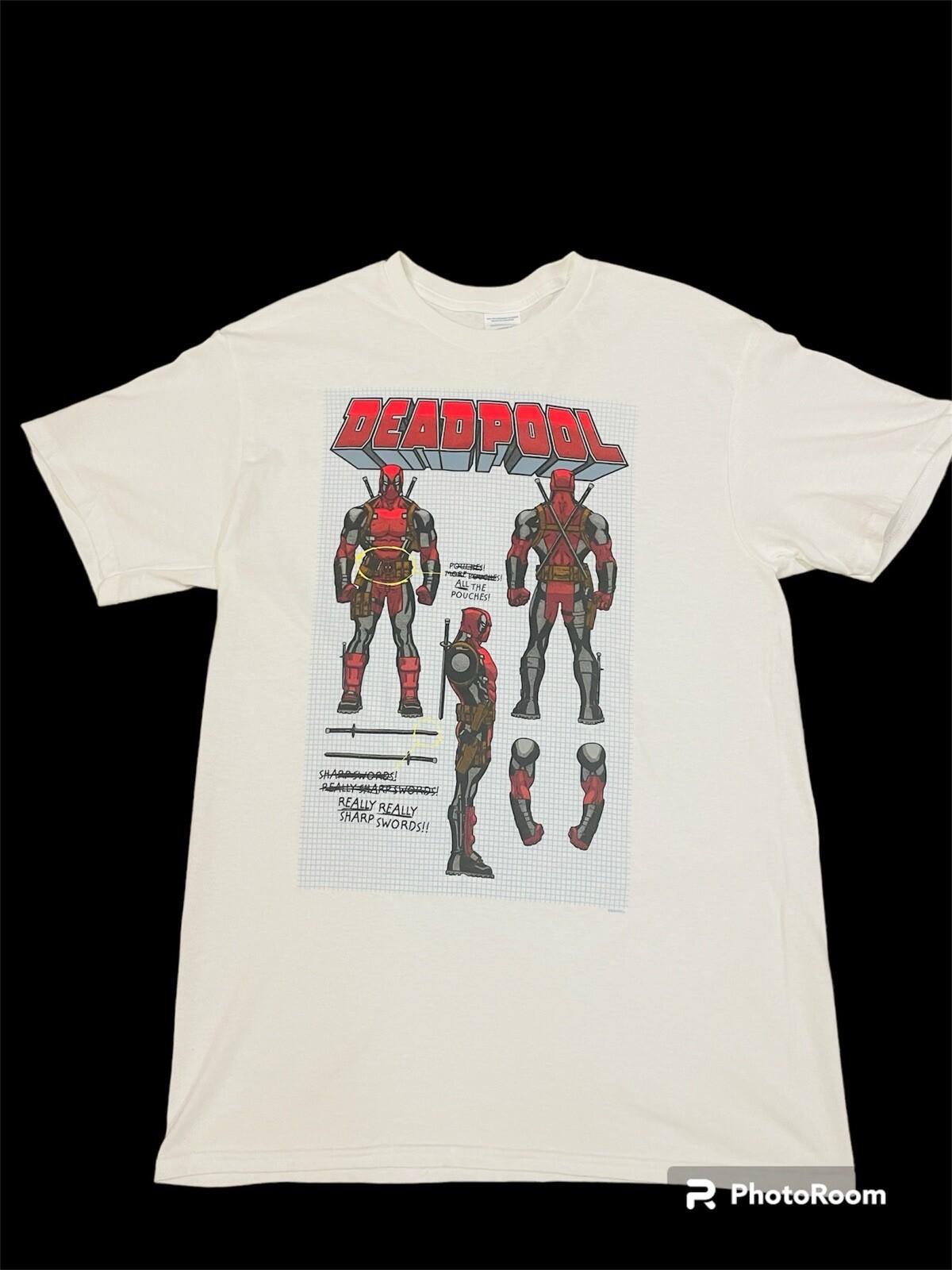 *Deadpool Men s Short Sleeve T-Shirt Marvel Comics Size Medium* S