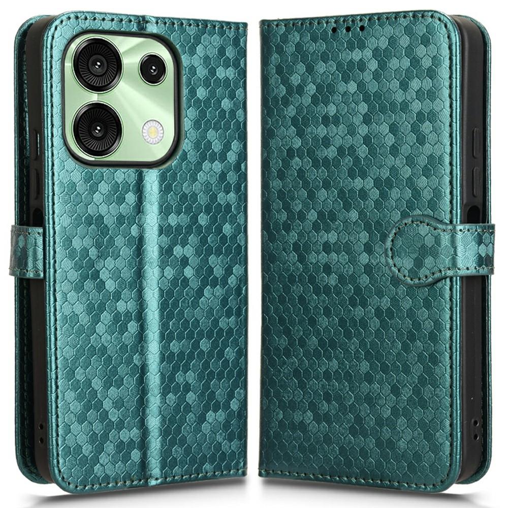 

For Umidigi G9 5G/Note 90 Wallet Case Dot Pattern Imprint PU Leather Phone Cover A