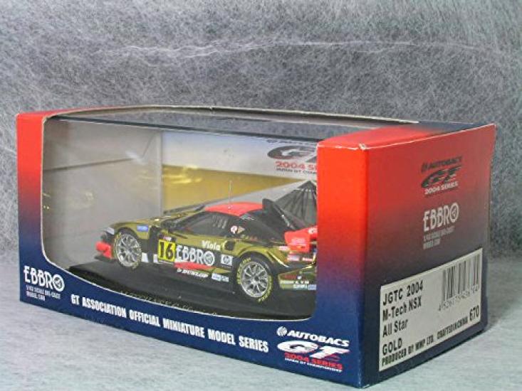Ebro NSX USA JGTC2004 43670 Finished Product 1/43 M-TEC ALL-STAR