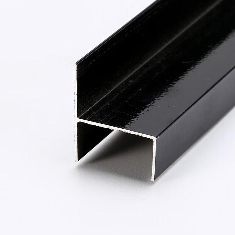 Aluminum H-Type Partition Door Edge Trim
