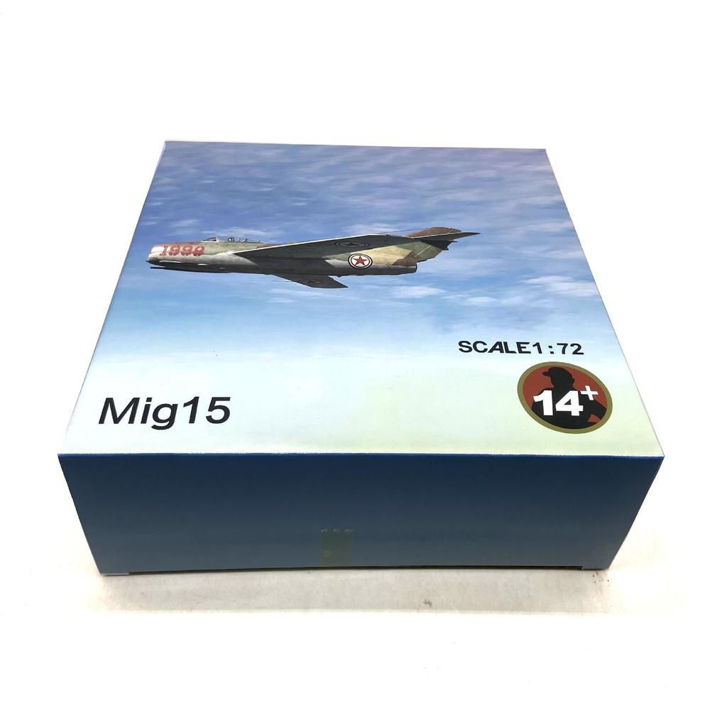 Fighter MIG15 Jet Russia Airforce Model with Display Base Alloy Finished Simulation Model Souvenir Gifts Decoration for TV Cabin