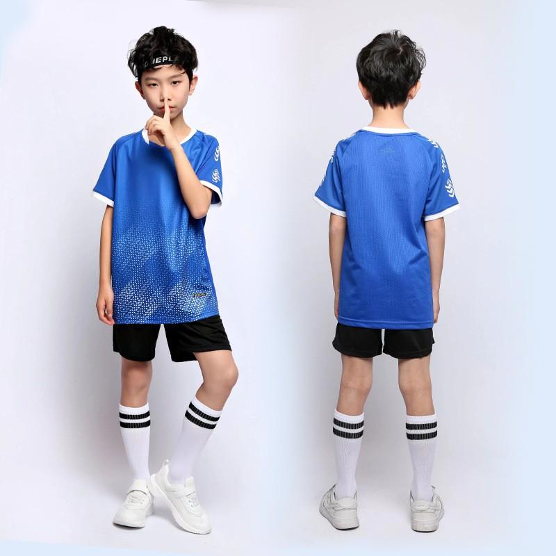 Kids Badminton Table Tennis Uniform Set Boys Girls Sports Training Competition Jersey Custom Print