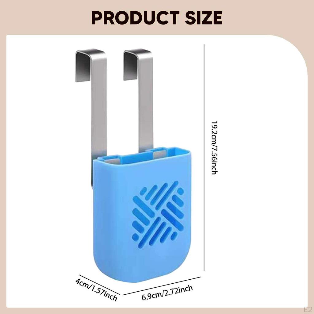 Toilet Tank Cleaning Tablet Holder Bowl Rim Hanger Versatile Spacious with Hook Hanging