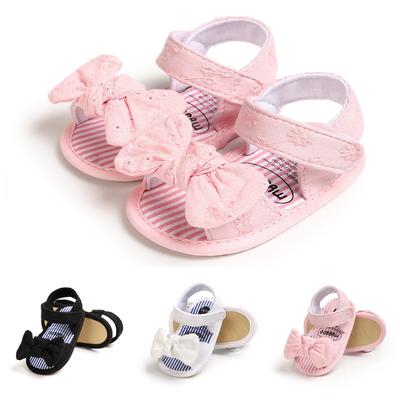 Baby Toddler Soft Sole Bowknot Sandals Infant Non Slip Lightweight First Walker Shoes Breathable Summer Footwear for Newborns