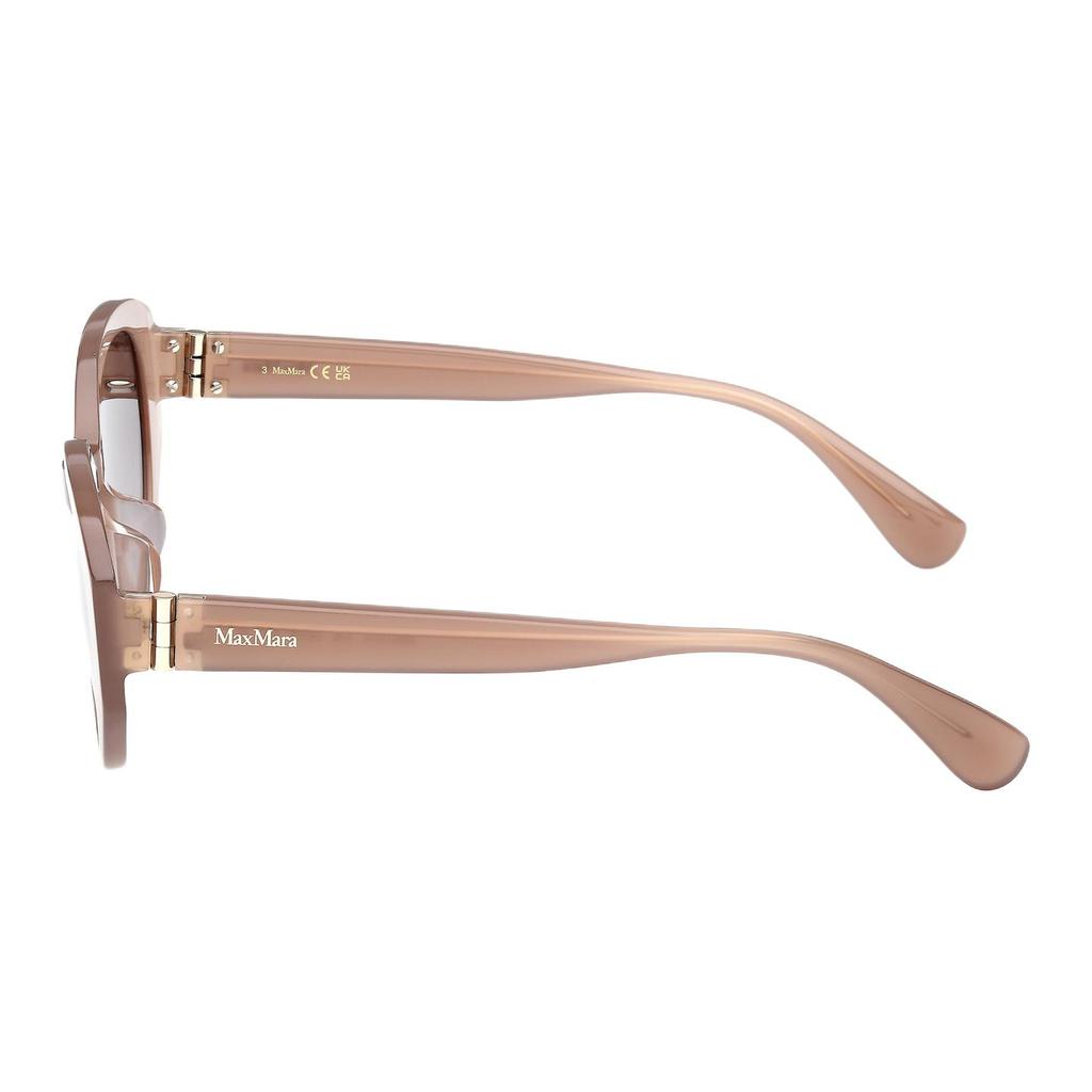 MaxMara Fashion Casual Oval Frame Sunglasses Unisex Sunglasses Pink MM0150K-57B