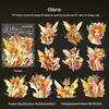 Beautiful Day Sticker Pack: Flower Fairy Theme with God's Flowers - 6 Styles for Journals & Collages