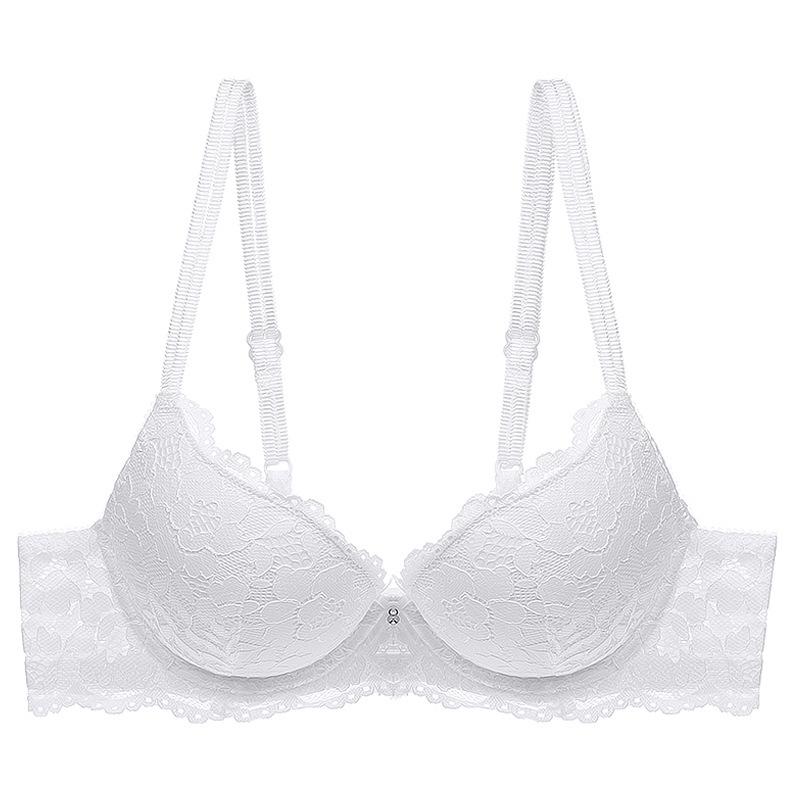 European & American Lace Bra: Enhances Bust, Gathers Side Fat, Prevents Sagging - Sexy & Supportive.