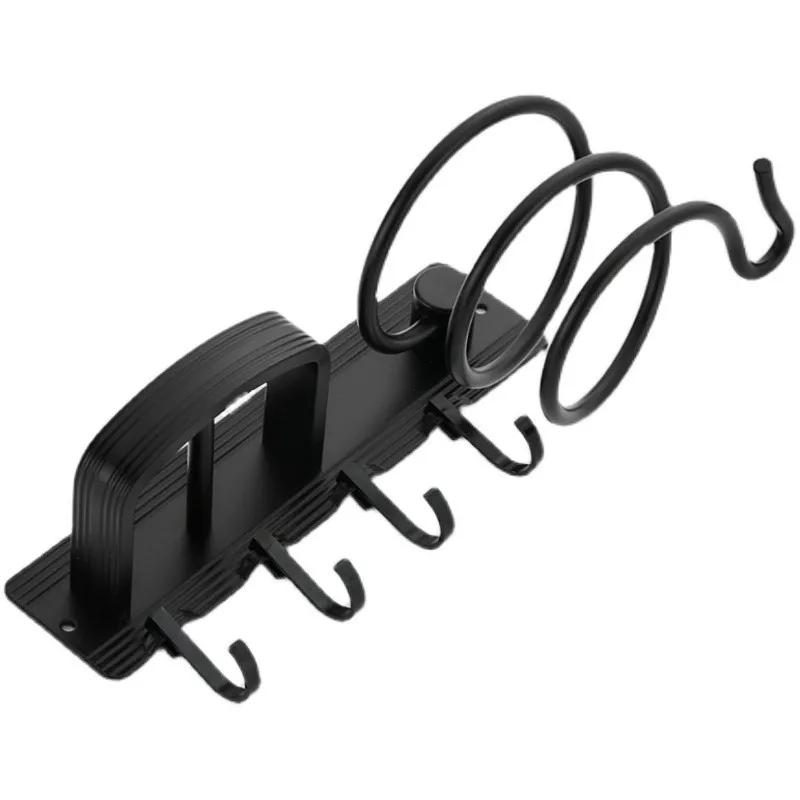Stainless Steel Hair Dryer Rack Anti-rust Hair Dryer Rack Stand Shelf Bathroom Accessories Holder For Hairdryer Racks Household